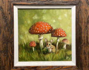 Fly Agaric Mushrooms with Mouse B & B