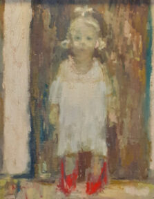 Artist Lucy Manfredi Mums Red Shoes