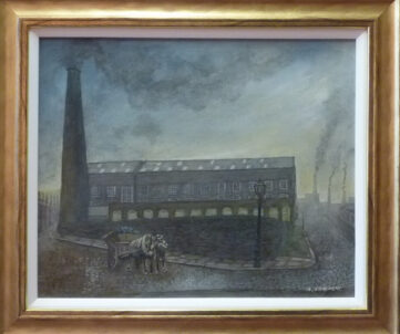 A Lancashire Mill - the End of an Era Artist-Roderick-Thackray