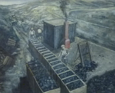 Ludworth Moor Colliery, the Mine and the Men Artist-Roderick-Thackray