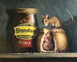 Artist Anthony Marn Pork Pie and Branston